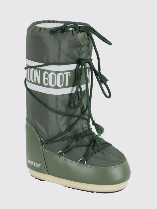 25FW 문부츠 아이콘 나일론 부츠 80D1400440 G016 Green - MOON BOOT