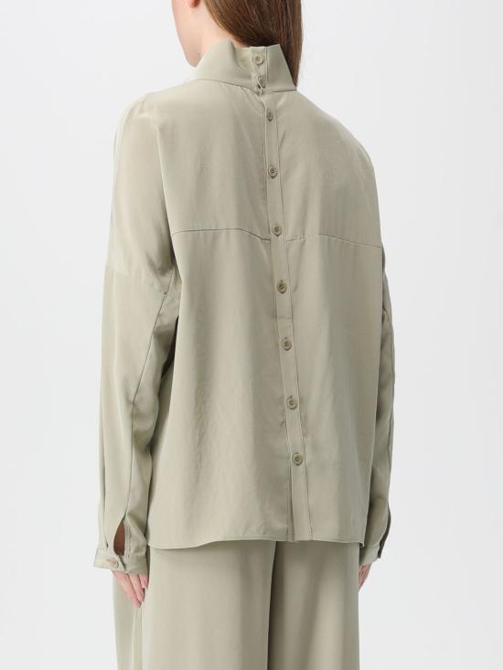 25FW 티비 터틀넥 F125RS7953 MOSS GREY Mud - TIBI