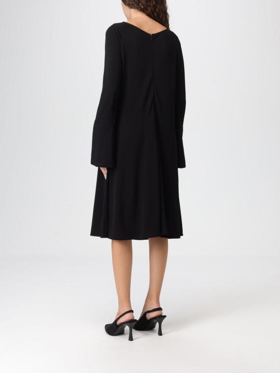 25FW 엠포리오 아르마니 롱 원피스 EW002006AF16066 UC001 Black - EMPORIO ARMANI