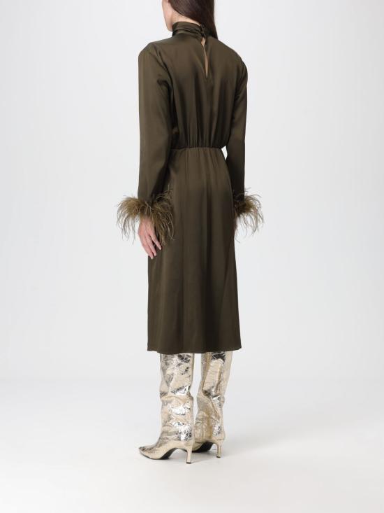 25FW 블루마린 롱 원피스 2A722A N0523 Black - BLUMARINE