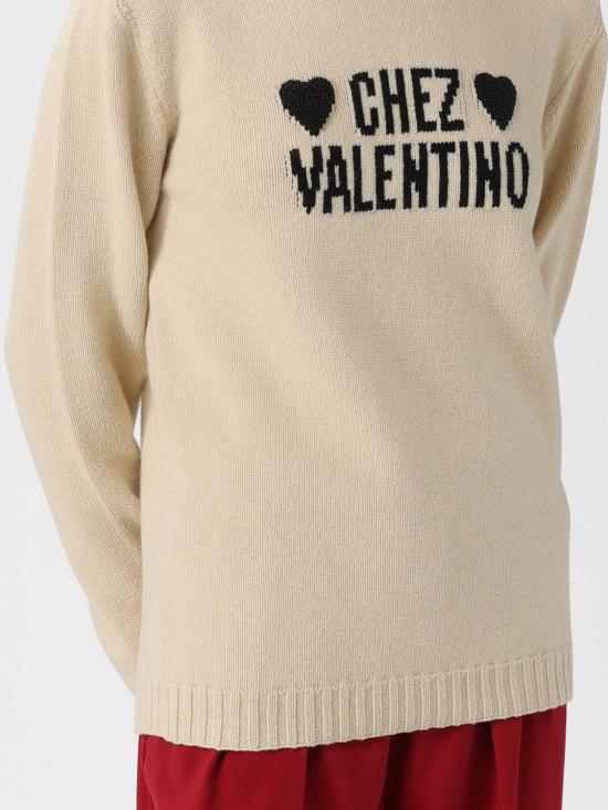 25FW 발렌티노 가라바니 스웨터 7B3KC66S9JL R8E Yellow Cream - VALENTINO GARAVANI
