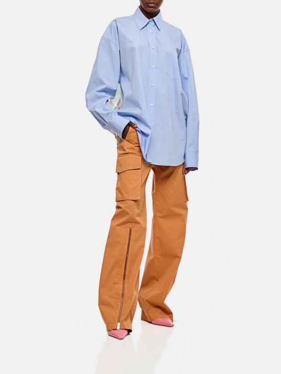 25FW 스텔라 맥카트니 스트레이트 팬츠 6401603DU400 7067 Beige - STELLA MCCARTNEY