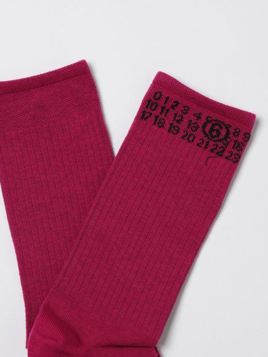 25FW [키즈] MM6 메종마르지엘라 발목 양말 M60571MM045 M6602 Cyclamen - MM6 MAISON MARGIELA