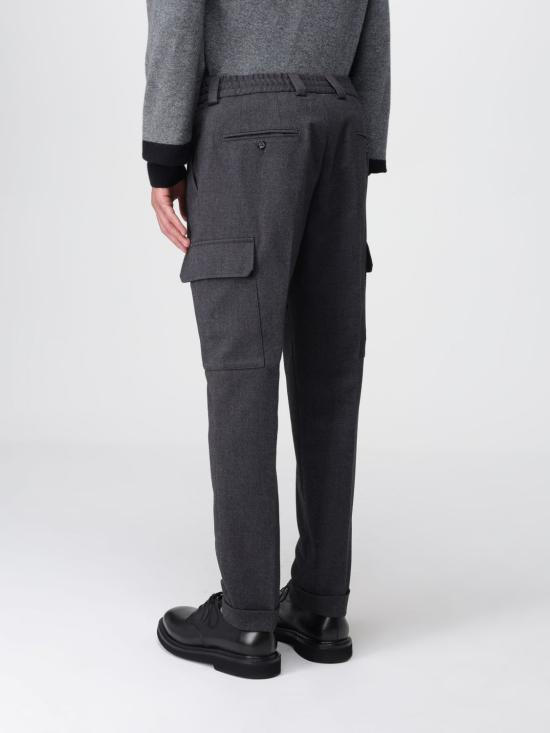 25FW 파올로페코라 스트레이트 팬츠 B0315134 8488 Black 1 - PAOLO PECORA