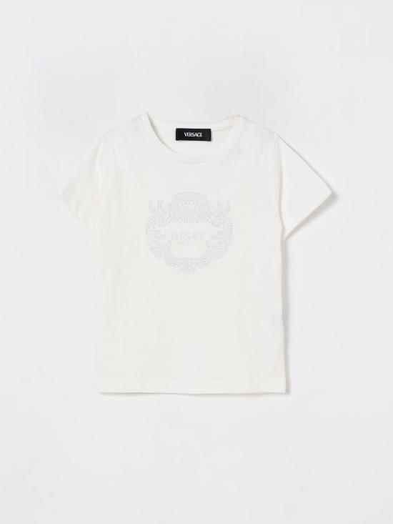 25FW [키즈] 베르사체 티셔츠 10185471A15364 2W610 White