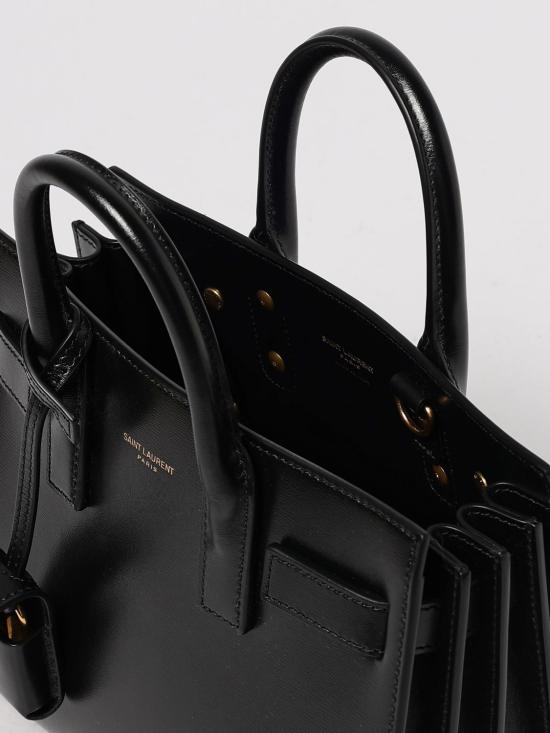 26FW 생로랑 스무스 레더 클래식 삭 드 주르 나노 39203502G9W 1000 Black - SAINT LAURENT