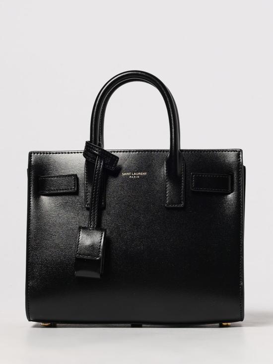 26FW 생로랑 스무스 레더 클래식 삭 드 주르 나노 39203502G9W 1000 Black