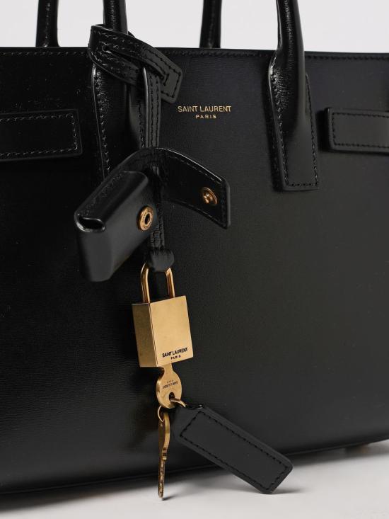 26FW 생로랑 스무스 레더 클래식 삭 드 주르 나노 39203502G9W 1000 Black - SAINT LAURENT