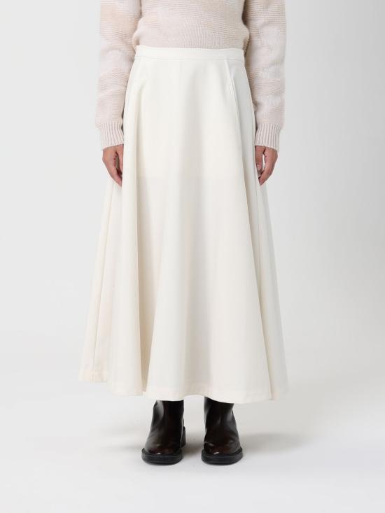 25FW 애드 롱 스커트 12AWLW75 1016 Ivory