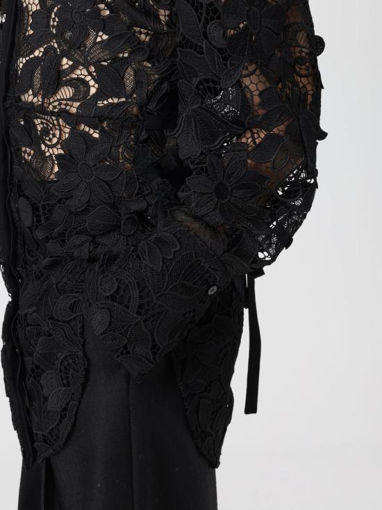 25FW 블루마린 블라우스 4C203A N0990 Black - BLUMARINE