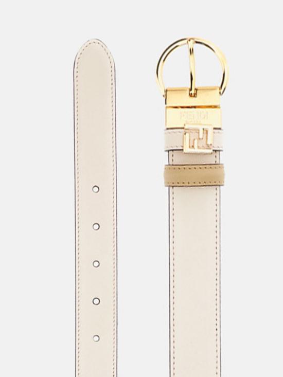 25FW 펜디 레귤러 벨트 8C0753AAIW F1U35 White - FENDI
