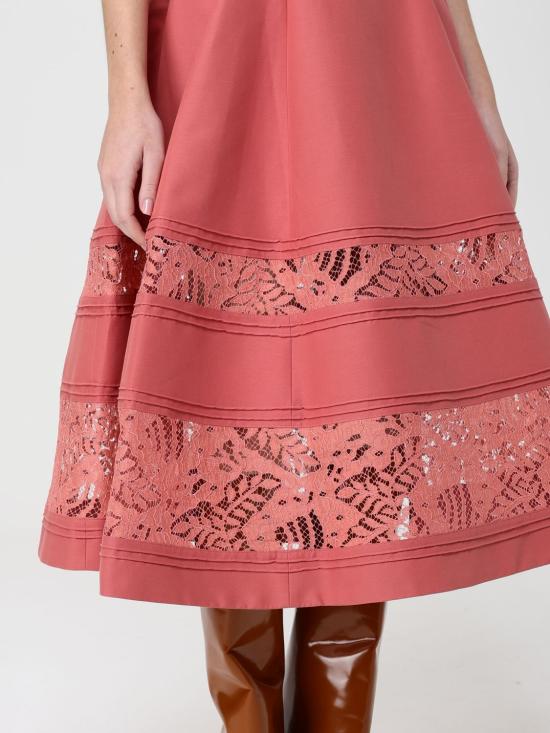 25FW 마르니 롱 원피스 ABMA1450Q0TCX28 00C36 Coral - MARNI