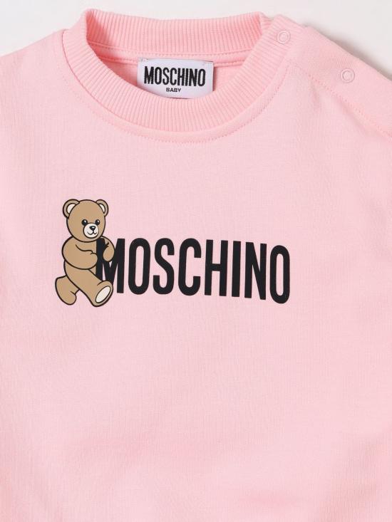 25FW [키즈] 모스키노 풀오버 M8F03QLCA83 50209 Pink - MOSCHINO