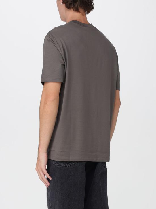 25FW 엠포리오 아르마니 반팔 티셔츠 EM003137AF10761 U8143 Grey - EMPORIO ARMANI