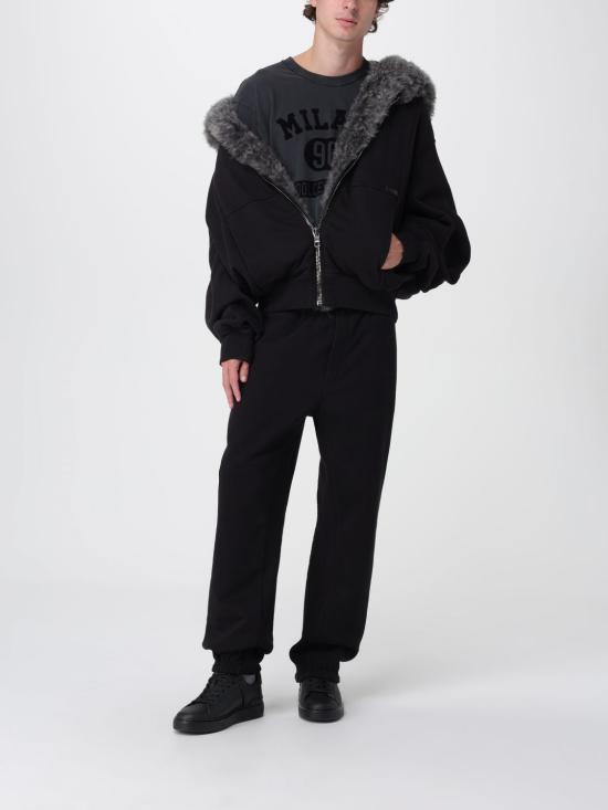 25FW 돌체앤가바나 긴팔 티셔츠 G9BVOZG7PLD N0000 Black - DOLCE & GABBANA