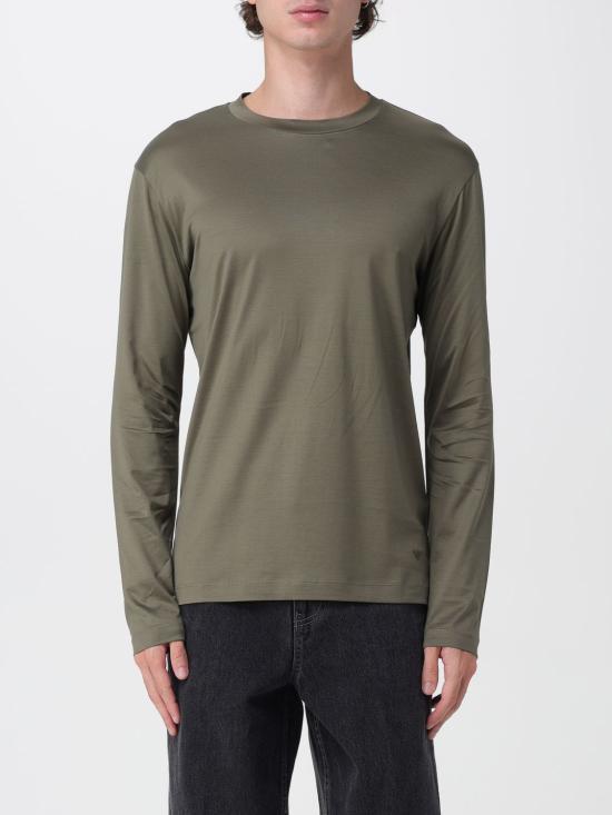 25FW 엠포리오 아르마니 반팔 티셔츠 8N1TE91JUVZ U7042 Green