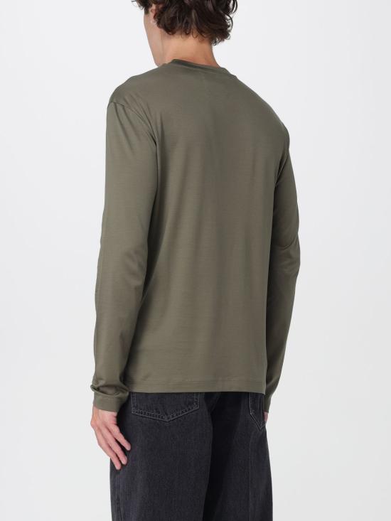 25FW 엠포리오 아르마니 반팔 티셔츠 8N1TE91JUVZ U7042 Green - EMPORIO ARMANI