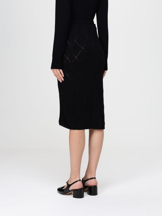 25FW 트윈셋 롱 스커트 252TP3342 00006 Black - TWINSET