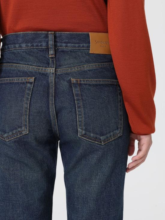 25FW 생로랑 데님 팬츠 782393Y10VG 4430 Petroleum Blue - SAINT LAURENT