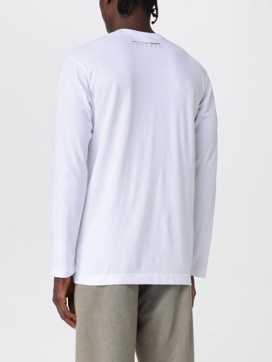 25FW 꼼데가르송 반팔 티셔츠 FZT003PER 4 White - COMME DES GARCONS