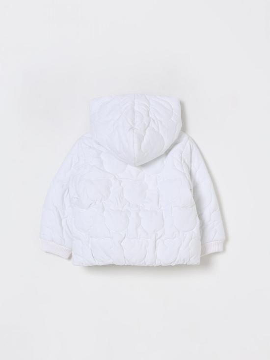 25FW [키즈] 모스키노 캐주얼 자켓 MUS030LLB58 10101 White - MOSCHINO