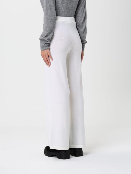 25FW 막스마라 스트레이트 팬츠 2526336018600 001 White - MAX MARA