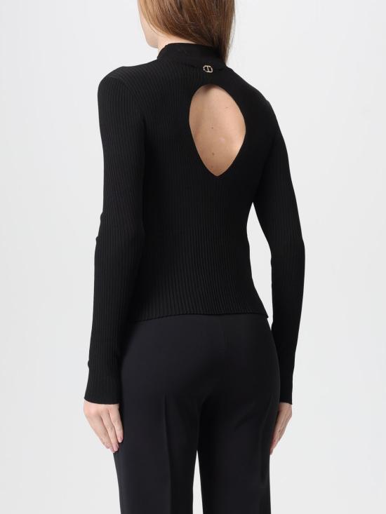 25FW 트윈셋 긴팔 티셔츠 252TP3162 00006 Black - TWINSET