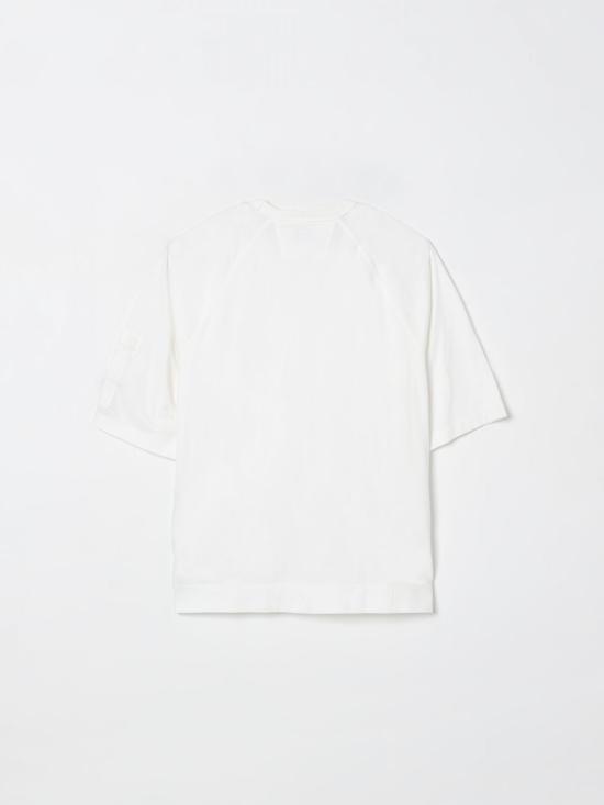 25FW [키즈] 씨피 컴퍼니 티셔츠 CUM00RLAA17 10135 White - C.P. COMPANY