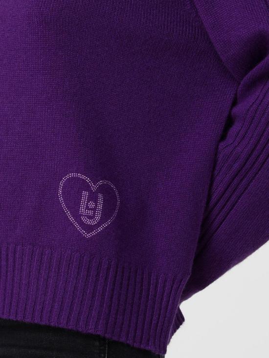 25FW 리우조 스웨터 MF5444MS76L 93518 Violet - LIU JO