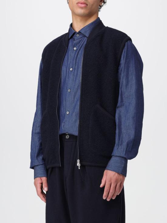 25FW 유니버셜웍스 베스트 00015 Navy - UNIVERSAL WORKS