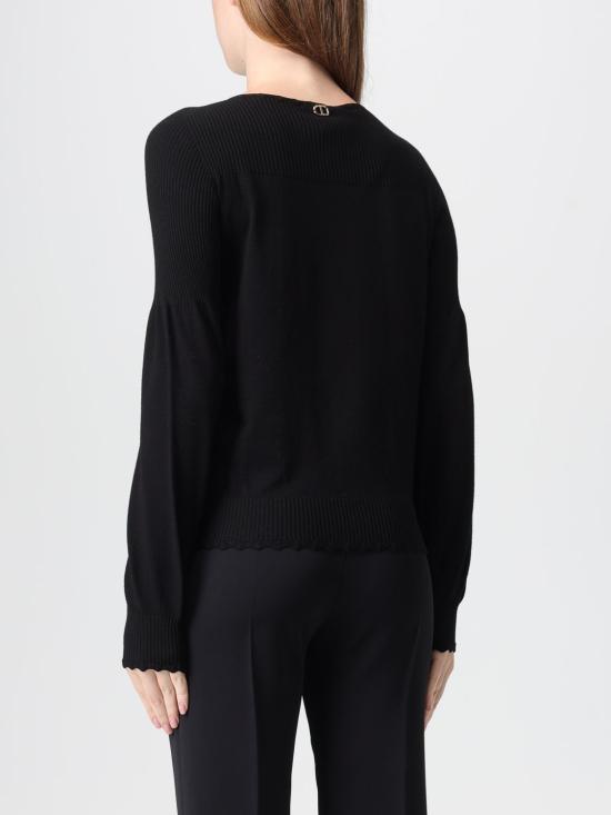 25FW 트윈셋 긴팔 티셔츠 252TP3061 00006 Black - TWINSET