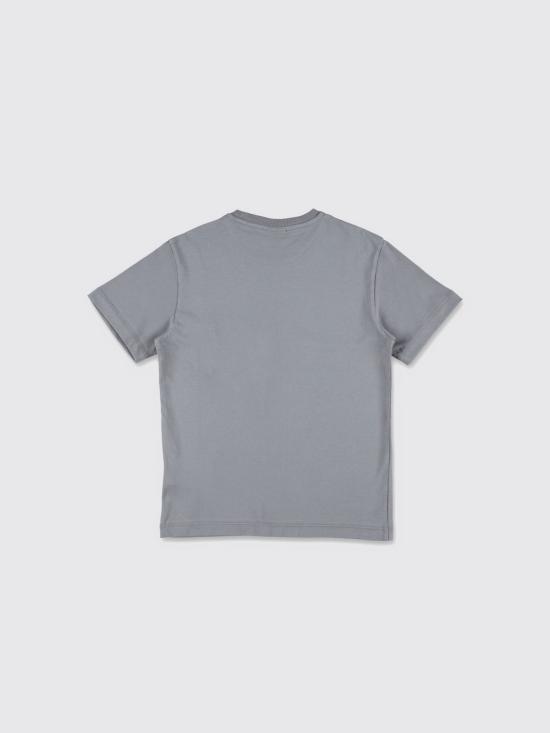 25FW [키즈] 오프화이트 티셔츠 OBAA016F25JER001 0705 Grey - OFF WHITE