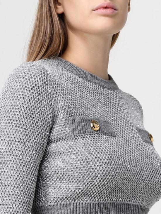 25FW 엘리자베타프랜치 스웨터 MK56T 431 Grey - ELISABETTA FRANCHI