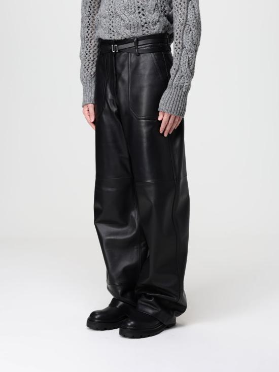 25FW 스포트막스 스트레이트 팬츠 2522436011600 001 Black - SPORTMAX