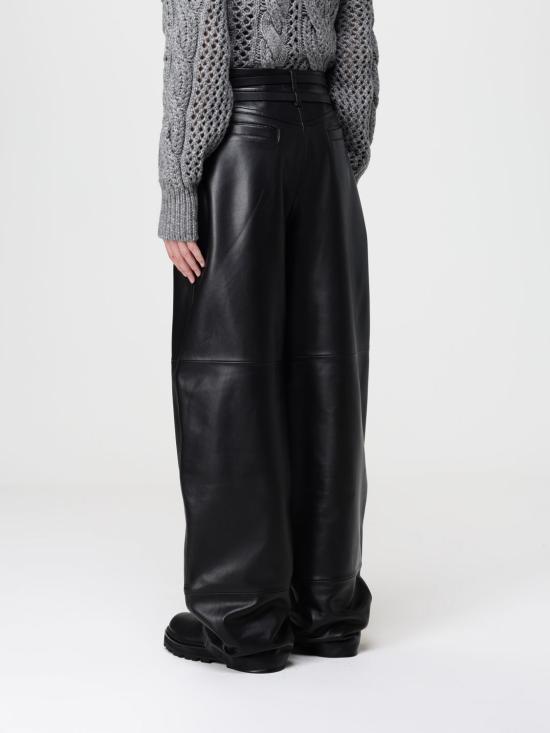 25FW 스포트막스 스트레이트 팬츠 2522436011600 001 Black - SPORTMAX