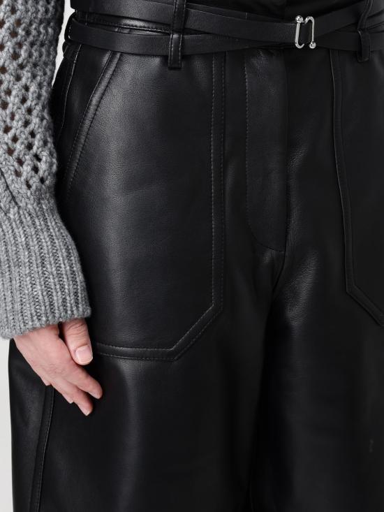 25FW 스포트막스 스트레이트 팬츠 2522436011600 001 Black - SPORTMAX