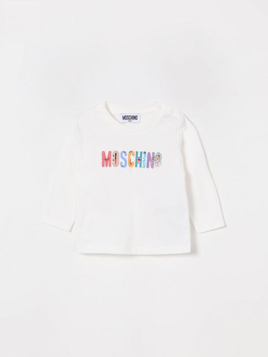 25FW [키즈] 모스키노 풀오버 M5O00RLAA20 10063 White