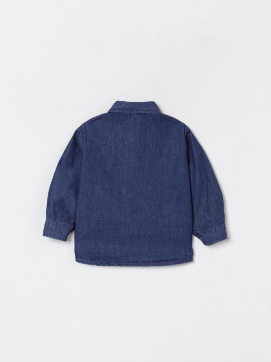 25FW [키즈] 일 구포 셔츠 GCL0009J0056 497 Blue - IL GUFO