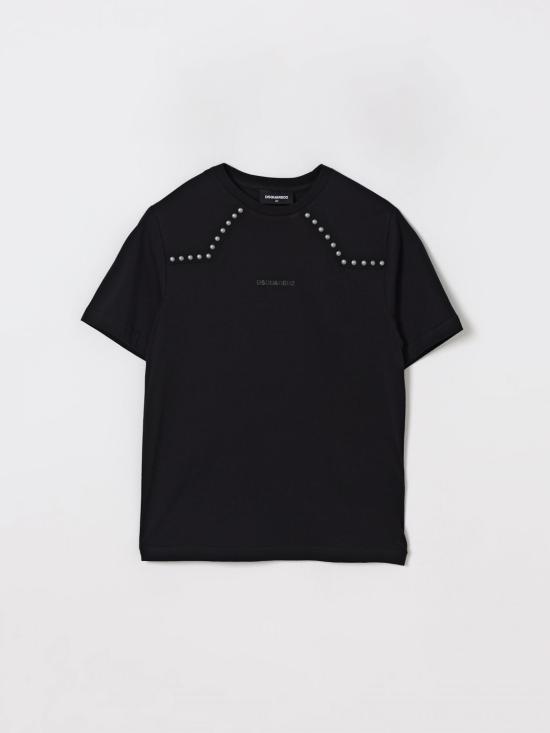 25FW [키즈] 디스퀘어드2 티셔츠 DQ2979D00XM DQ900 Black