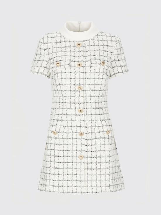 25FW 셀프 포트레이트 롱 원피스 AW25125SC CREAM White - SELF PORTRAIT