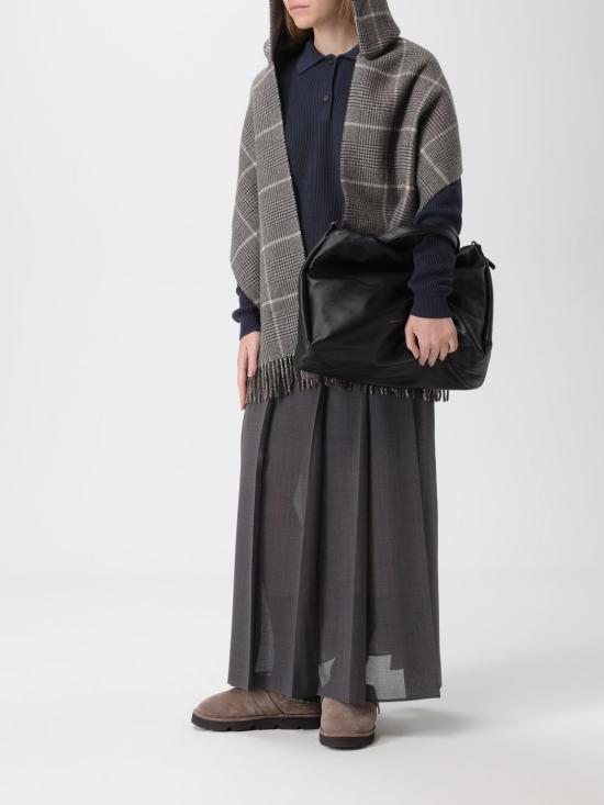 25FW 브루넬로 쿠치넬리 머플러/스카프 MSCDAGW84 CDV55 Beige - BRUNELLO CUCINELLI
