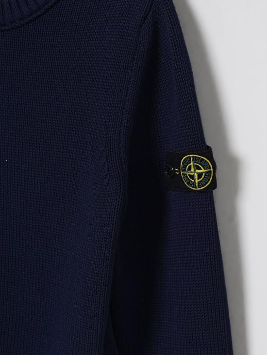 25FW [키즈] 스톤 아일랜드 풀오버 5100019S01A2 V0020 Navy - STONE ISLAND