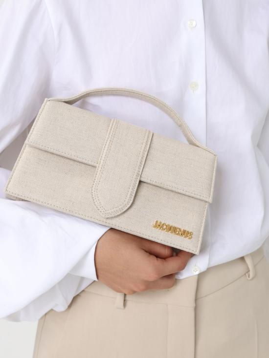 26SS 자크뮈스 라지 밤비노 크로스바디 플랩 백 BAW00007AW00094 140 Beige - JACQUEMUS