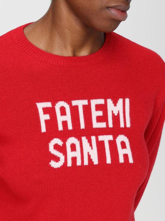 25FW 세인트바쓰 스웨터 QUE0010 FATEMI SANTA 41 00585I Red - MC2 SAINT BARTH