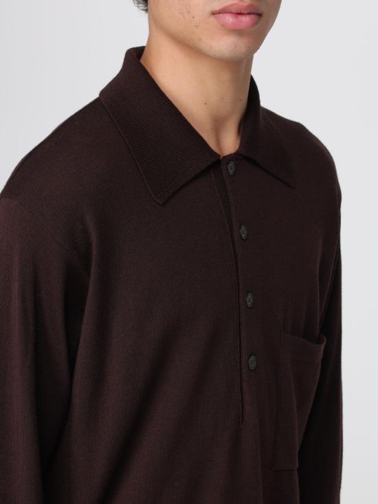 25FW 유니버셜웍스 폴로 티셔츠 33472 Brown - UNIVERSAL WORKS