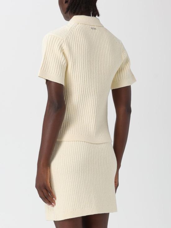 25FW JW앤더슨 폴로 티셔츠 KW1443YN0446 241 Ecru - JW ANDERSON