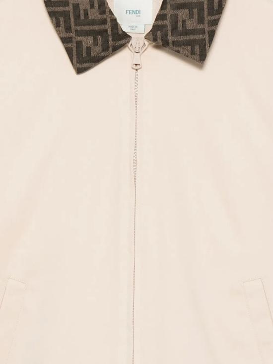 25FW [키즈] 펜디 캐주얼 자켓 JMA331AUKL F1P2N Brown - FENDI