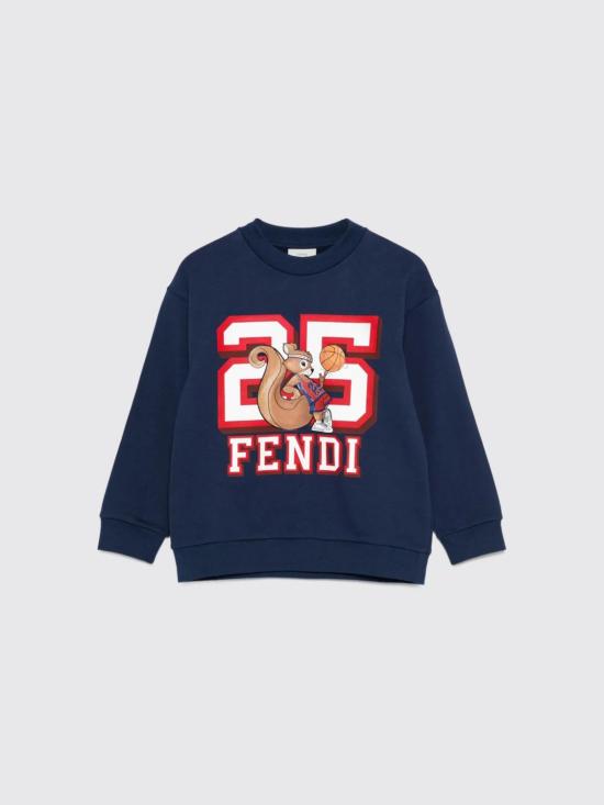 25FW [키즈] 펜디 풀오버 JUH1015V0 F1I11 Blue