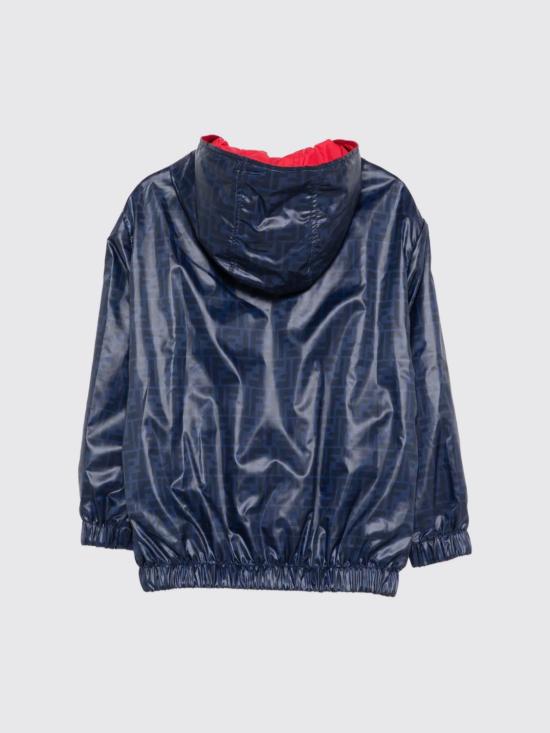 25FW [키즈] 펜디 캐주얼 자켓 JUA249AUKR F1I11 Blue - FENDI