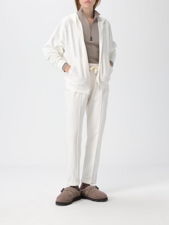 25FW 브루넬로 쿠치넬리 트레이닝/조거 팬츠 MH827FB799 C600 Natural - BRUNELLO CUCINELLI